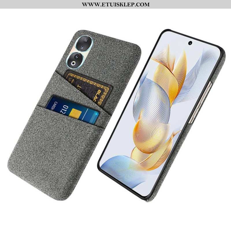 Etui do Honor 90 Materiałowe Etui Na Karty